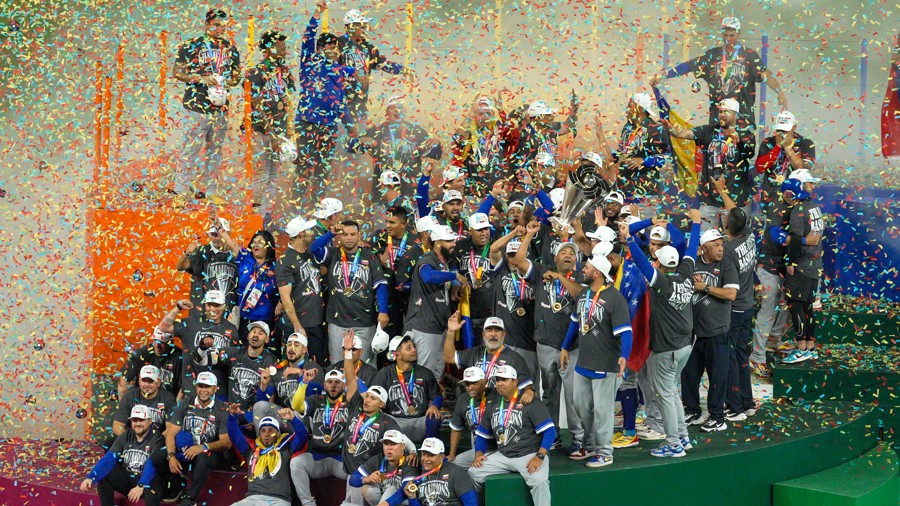 Venezuela celebra campeonato del Clásico Mundial de Béisbol 2026 tras vencer a Estados Unidos