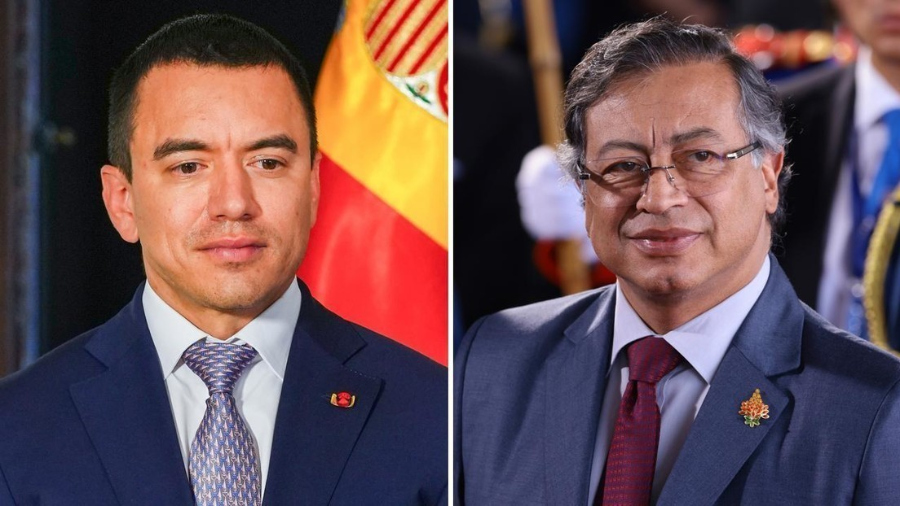 Ecuador y Colombia elevan tensión diplomática tras cruce entre Noboa y Petro