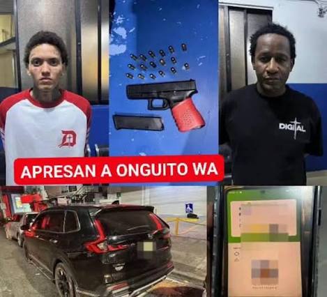 La Policía Nacional detuvo a Onguito Wa en San Cristóbal tras ocupar una pistola ilegal durante un operativo preventivo.